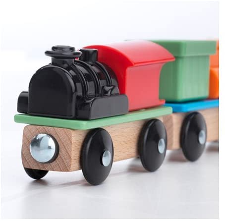 Ioffersuper Lot De 10 Rails De Train En Bois, Rail D Ioffersuper Lot De 10 Rails De Train En Bois, Rail D