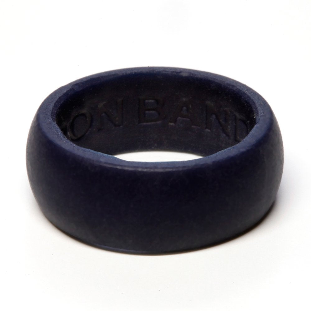 Iron Band Quality Men’s Rubber Silicone Wedding Bands for an Active Lifestyle… (Pink, Small (5-7))