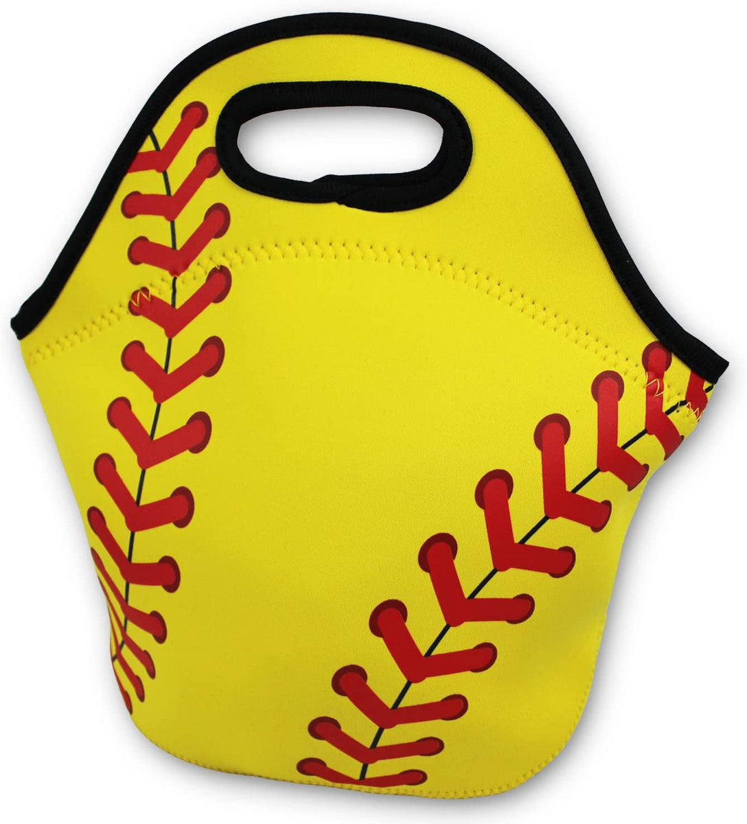 Softball Zipper Cooler Lunch Bag Insulated Gifts Washable  display picture 1