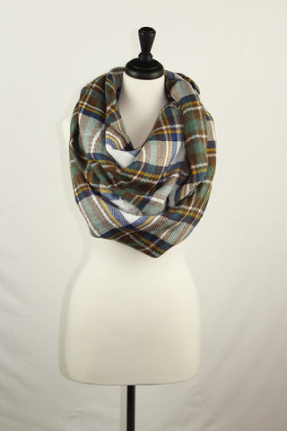 Mad Plaid Blanket Scarves by KnitPopShop