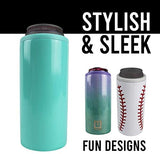 Stainless Steel Vacuum Insulated Double Walled Slim Can Cooler Parent