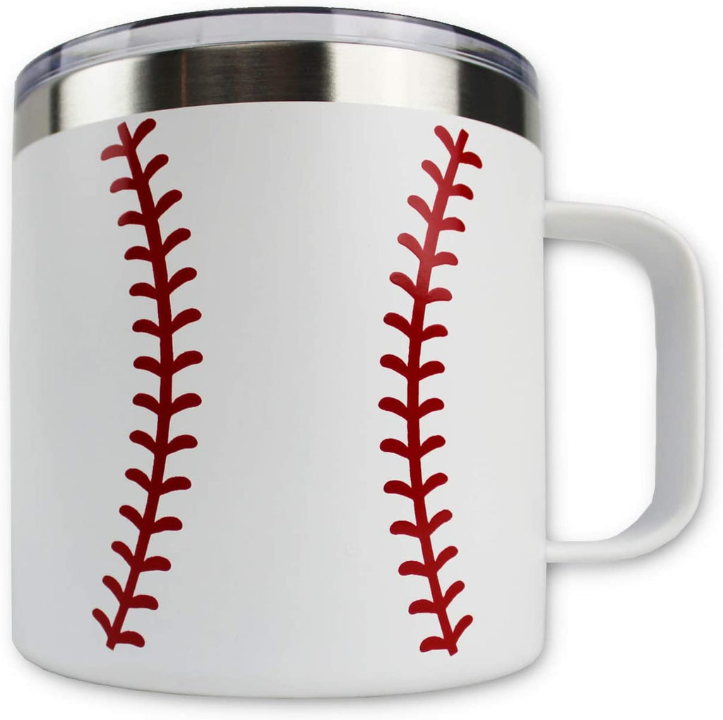 Softball Tumbler Cup 20oz Gift for Mom Men Women, Stainless Steel