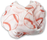 KnitPopShop Baseball Scarf for Women Mom Team Sports Travel