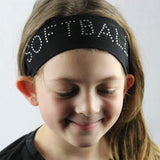 Urbanifi Softball Headband Rhinestone Bling Sparkle Hair Accessory Team Girls Women Gifts Jewelry
