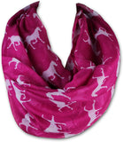 KnitPopShop Infinity Horse Scarf Circle Loop Scarves