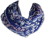 KnitPopShop Blue Aztec Scarf