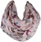 KnitPopShop Infinity Horse Scarf Circle Loop Cute