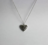 Blue Heart Necklace