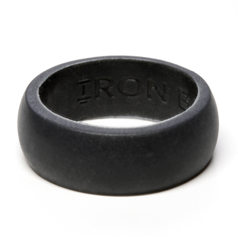 Silicone Rubber Wedding Rings by Iron Band – Wedding Bands All Sizes for Active Men and Women