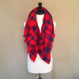 Buffalo Plaid Scarf by KnitPopShop