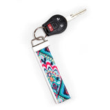 Cute Trendy Diamond and Sailboat Keychain Key FOB